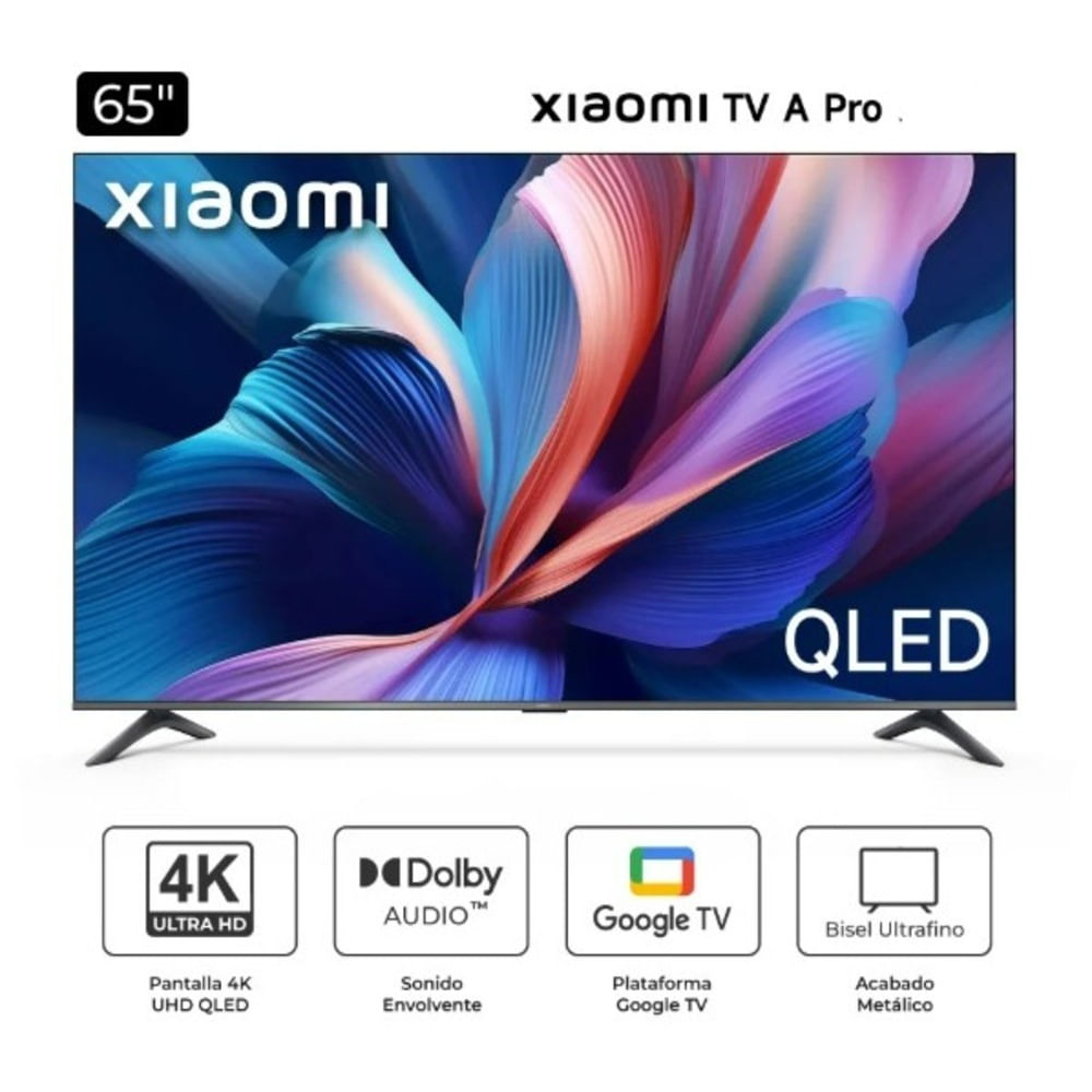Televisor Xiaomi 65"" QLED Smart UHD 4K A PRO 2025
