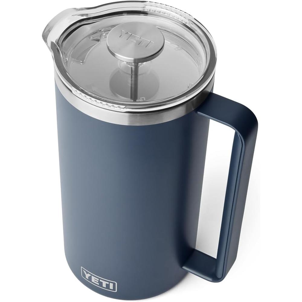 YETI Rambler Cafetera de Prensa con filtro de 64 oz | Azul Marino