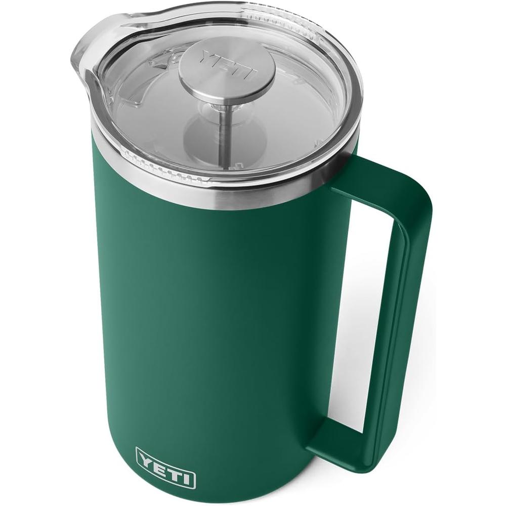 YETI Rambler Cafetera de Prensa con filtro de 64 oz | Verde Oscuro