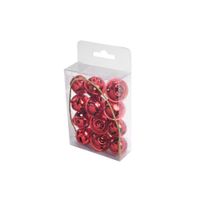 Mini cascabeles para decorar navidad MULTICOLOR