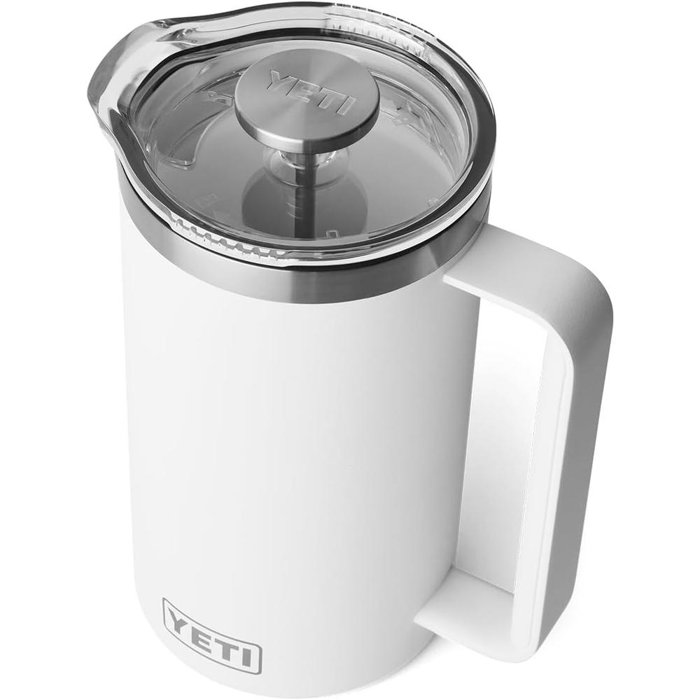 YETI Rambler Cafetera de Prensa con filtro de 34 oz | Blanco