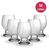 Copa Paulista para Vino 200ml Set X12 Copa Vaso Resistente