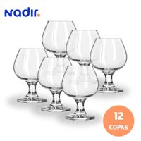 Copa Coñac Windsor 330ml Vidrio Nadir X12 Copas Brandy