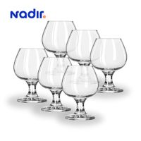 Copa Coñac Windsor 330ml Vidrio Nadir X6 Copas Brandy