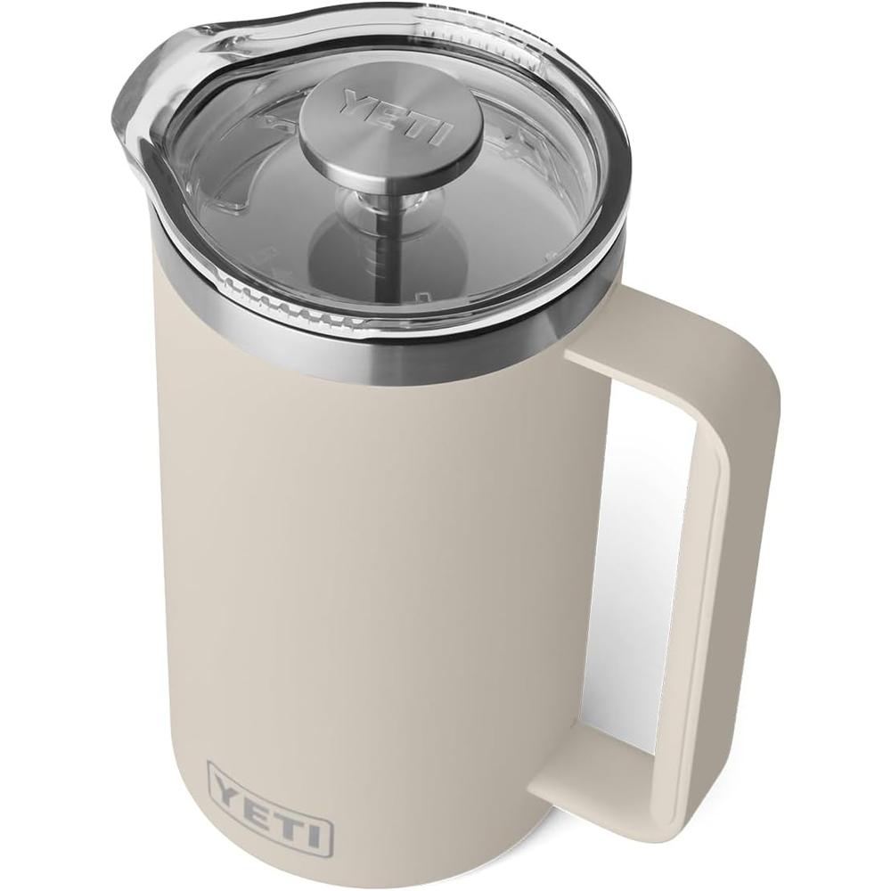 YETI Rambler Cafetera de Prensa con filtro de 34 oz | Beige