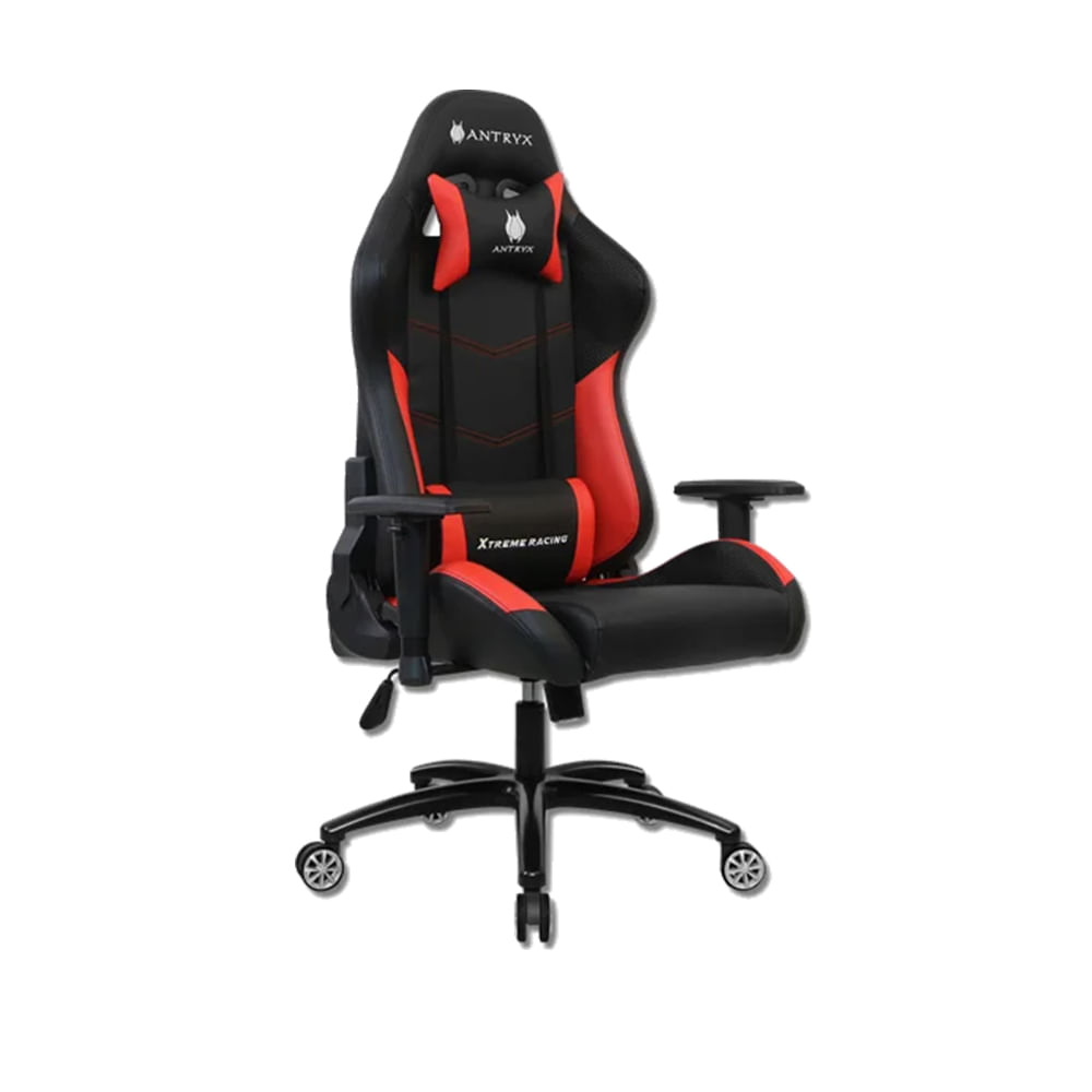 Silla gaming Antryx Challenger roja | Comodidad ergonómica y diseño moderno para largas sesiones de