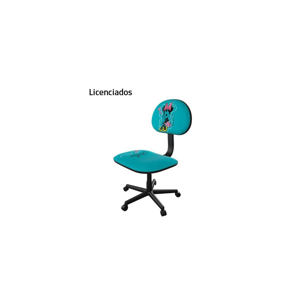 Silla de escritorio Xtech Minnie para oficina, azul, con ruedas y soporte hasta 79kg