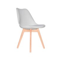 Silla De Comedor Diseño Ema Be Tapizado Gris Ofideas