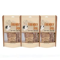 Aritos de Tráqueas Grande Friendly Dog Bolsa 100g Pack x 3