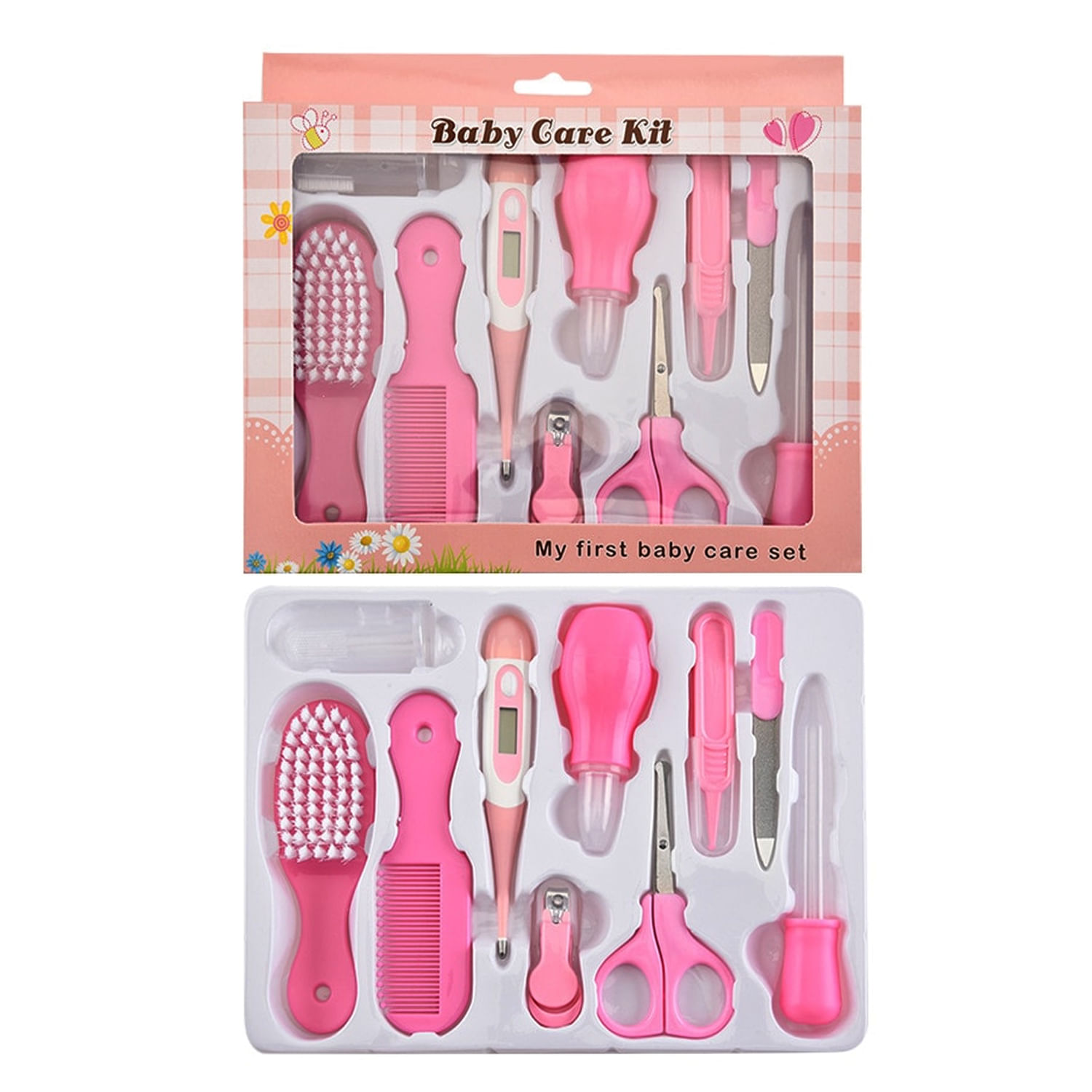 Set Baby Care de Limpieza para Bebes con Termómetro10P