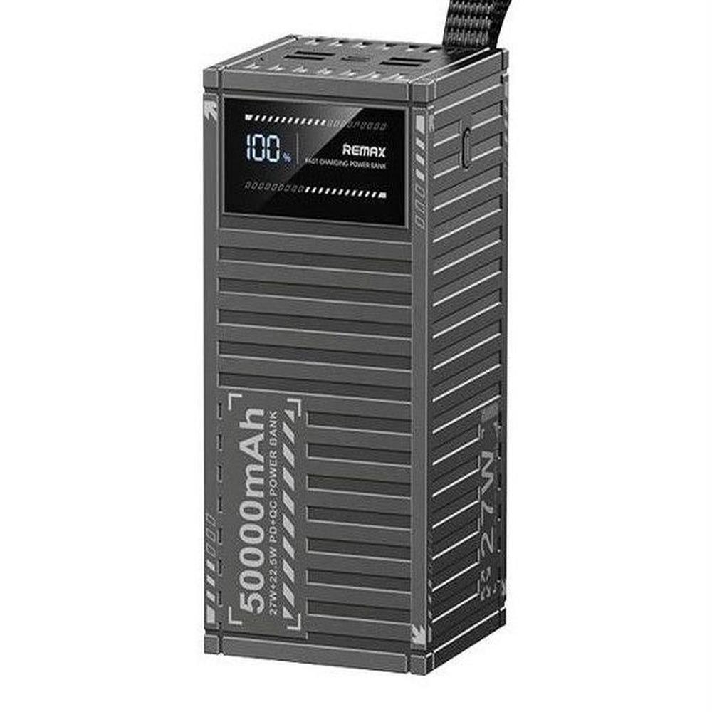Power Bank 50000 Remax Carga Rapida 27w Rpp-161 - Gray Power Bank 50000 Remax Carga Rapida 27w Rpp-161 - Gray