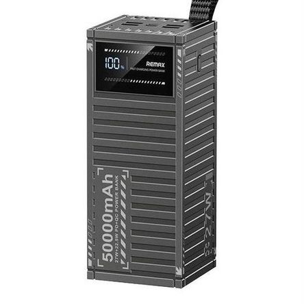 Power Bank 50000 Remax Carga Rapida 27w Rpp-161 - Gray Power Bank 50000 Remax Carga Rapida 27w Rpp-161 - Gray