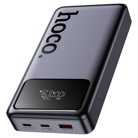 Power Bank 25,000 Mah 65W Con Pantalla Digital HOCO Q40 - GRIS Power Bank 25,000 Mah 65W Con Pantalla Digital HOCO Q40 - GRIS