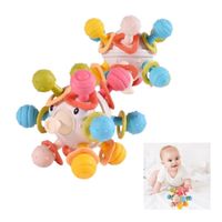 Juguete Sonajero Sensorial Montessori Con Ojitos Para Bebé