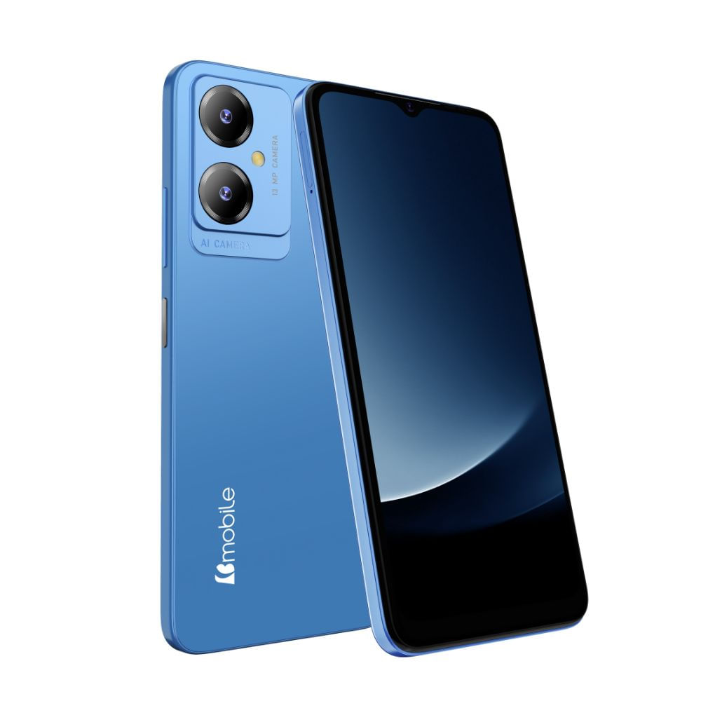 Teléfono Smartphone Bmobile BM65 PRO 4G 6.5'' 64+4GB Fingerprint 13+2 / 8 Mpx -Azul