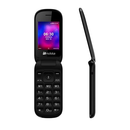 Teléfono Celular Bmobile C228 2G 2.4'' Tapa Radio FM - Negro Teléfono Celular Bmobile C228 2G 2.4'' Tapa Radio FM - Negro