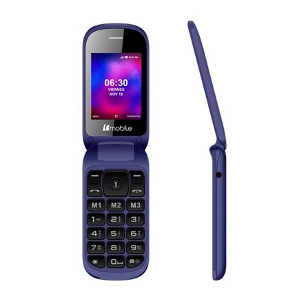 Teléfono Celular Bmobile C228 2G 2.4'' Tapa Radio FM - Azul Teléfono Celular Bmobile C228 2G 2.4'' Tapa Radio FM - Azul