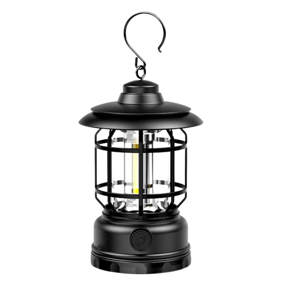 Lámpara Retro LED para Camping 800 mAh con Gancho IPX4