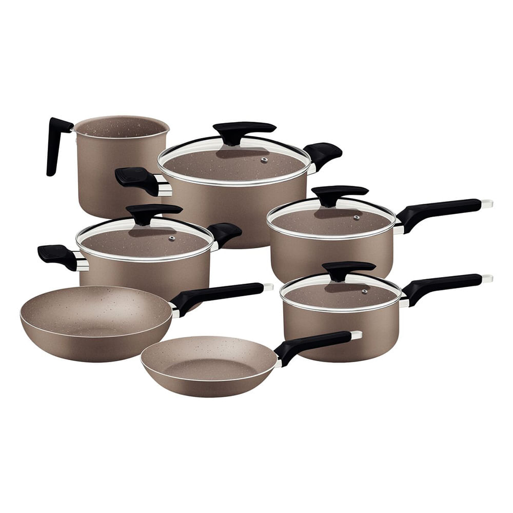 Juego de Ollas Tramontina Milazzo Antiadherente 7 Pzas 28599/462