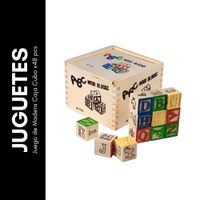 Juego de Madera Caja Cubo x48 pcs