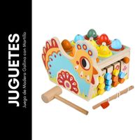 Juego de Madera Gallina con Martillo