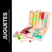 Juego de Madera Kit Herramientas en Maleta