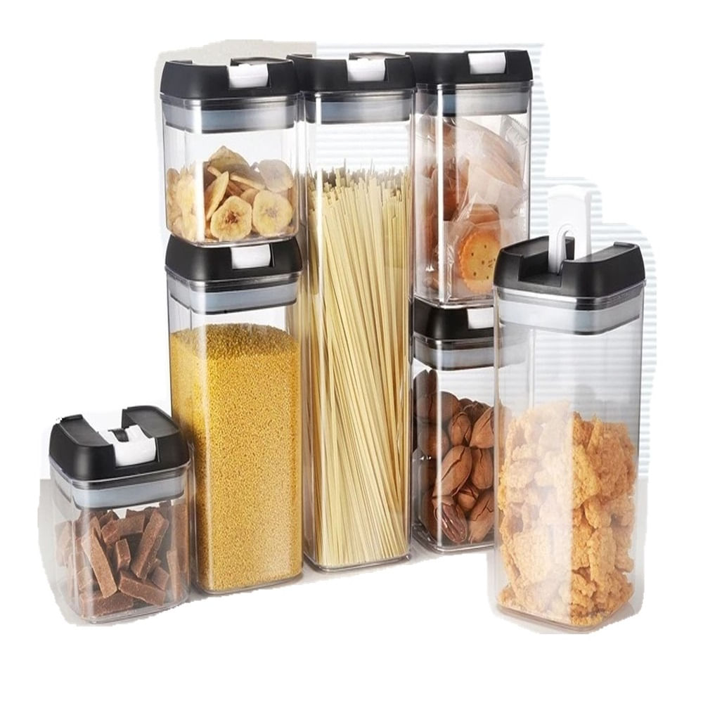 Set de contenedores de alimentos 7 piezas