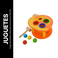 Juego de Madera Mesa de Caracol con Martillo