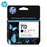 Cartucho de Tinta HP 712 Negro 3ED71A DesignJet T210 T250 T650 Original - 80ml