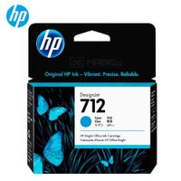 Cartucho de Tinta HP 712 Cian 3ED67A DesignJet T210 T250 T650 Original - 29ml