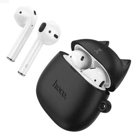 AUDIFONOS BLUETOOTH HOCO EW45 NEGRO CON FUNDA DE GATO AUDIFONOS BLUETOOTH HOCO EW45 NEGRO CON FUNDA DE GATO