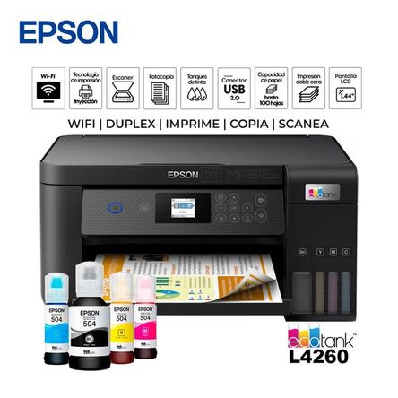 Impresora Multifuncional Epson L4260 Duplex WIFI USB Impresora Multifuncional Epson L4260 Duplex WIFI USB