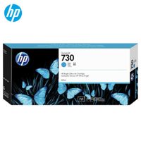 Cartucho de Tinta HP 730 Cian P2V68A DesignJet T1600 T2600 T1700 Original - 300ml