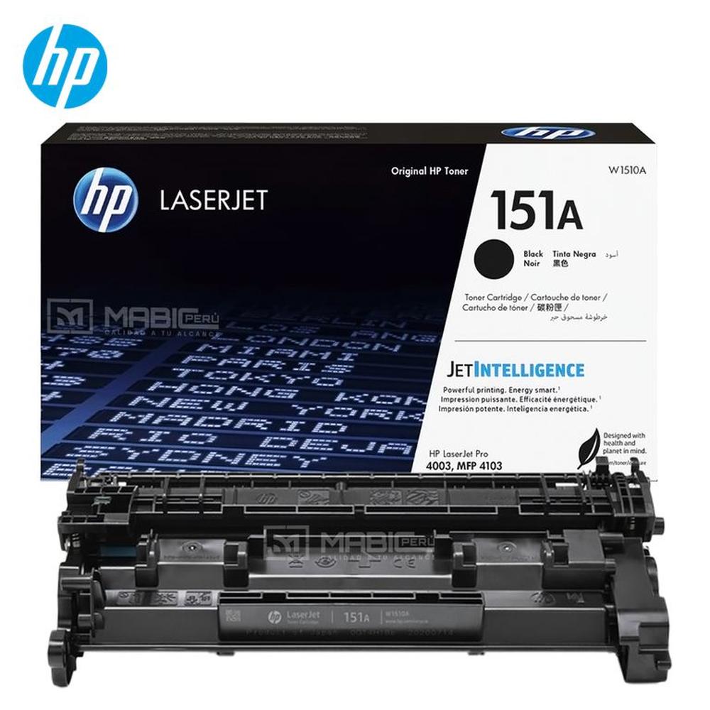 TONER HP 151A NEGRO W1510A LJ 4003 MFP 4103 ORIGINAL TONER HP 151A NEGRO W1510A LJ 4003 MFP 4103 ORIGINAL