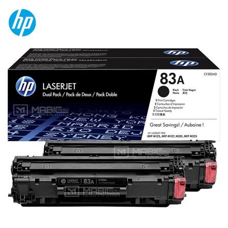 TONER HP 83AD NEGRO CF283AD LJ M127F M201 M225DW ORIGINAL