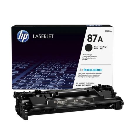 TONER HP 87A NEGRO CF287A LJE M506 ORIGINAL