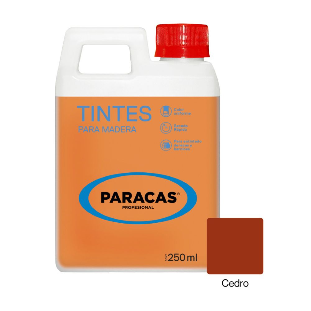 Tinte Concentrado de Madera Paracas Cedro 0.25 l