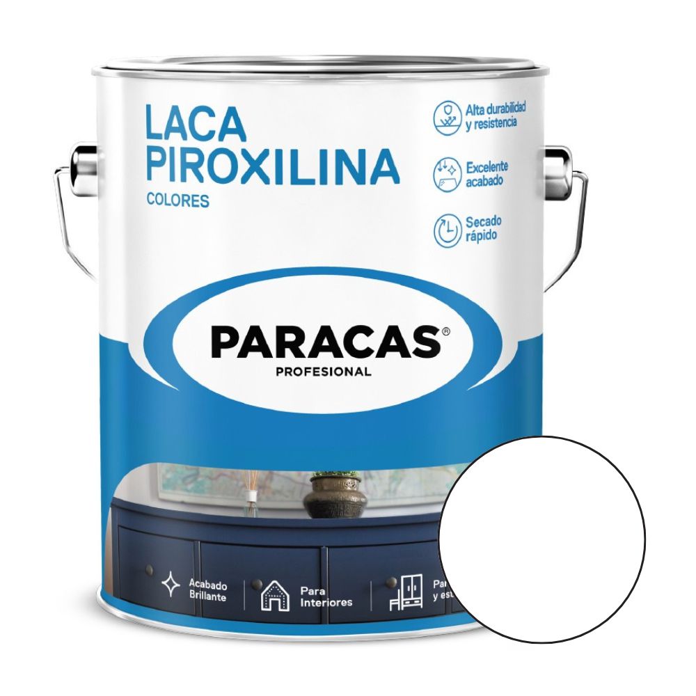 Laca Piroxilina Mate Blanco 1 galón Paracas