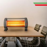 Estufa de cuarzo mesa y piso 1200 w