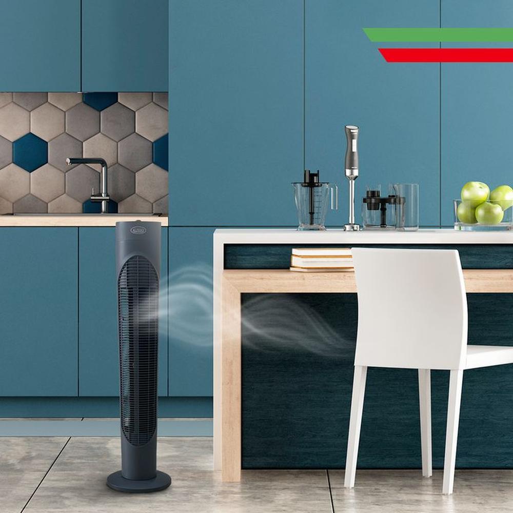 Ventilador de torre de 42 w gris