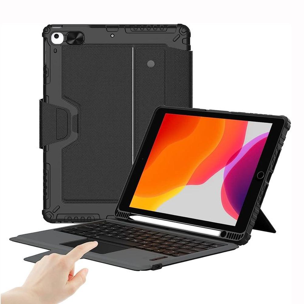 Funda Teclado Para iPad 10.2 de 7ma 8va 9na Generación Touchpad 360°