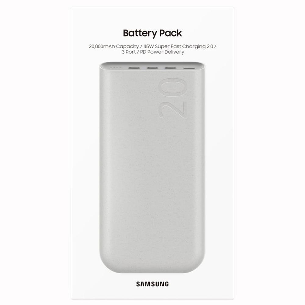 Bateria Portátil Samsung 20,000 mAh 45W Battery Pack P5420