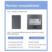 Funda Con Teclado Para Galaxy TAB S7+ / S7FE de 12.4 pulgadas