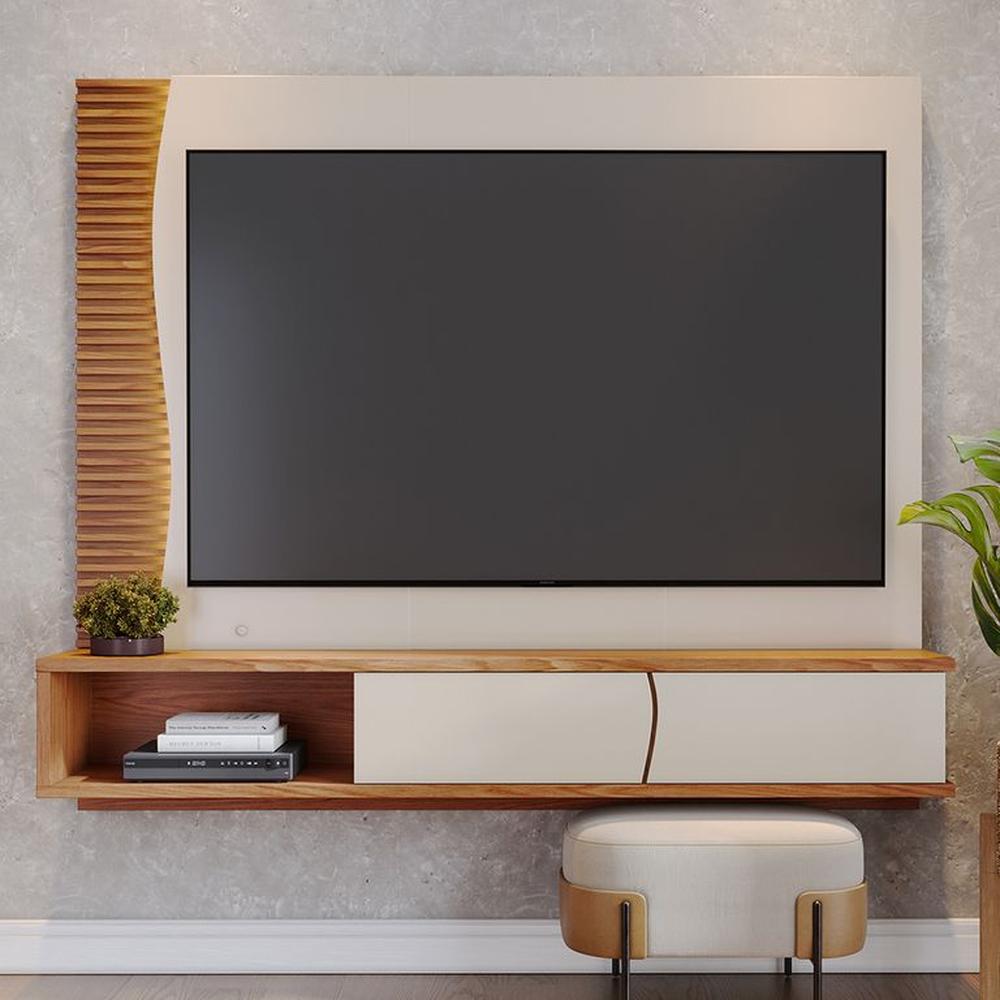 CENTRO DE ENTRETENIMIENTO PANEL SAMI OFF WHITE 65