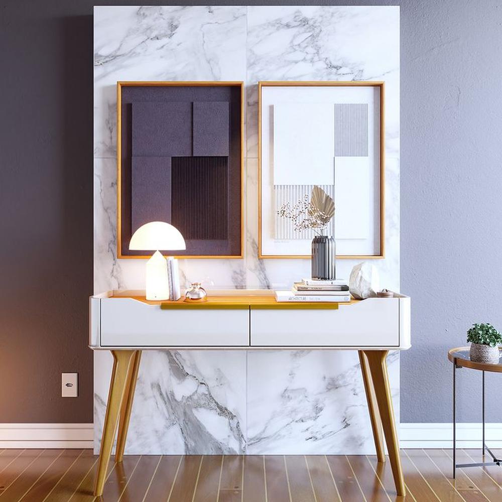 APARADOR ARC PATAS MADERA OFF WHITE & NATURE