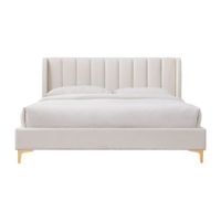 Cama Chandler tamaño king color ivory
