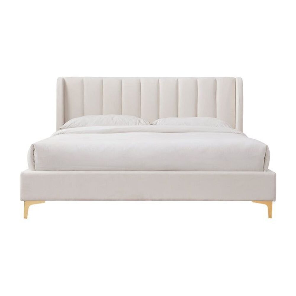 Cama Chandler tamaño king color ivory
