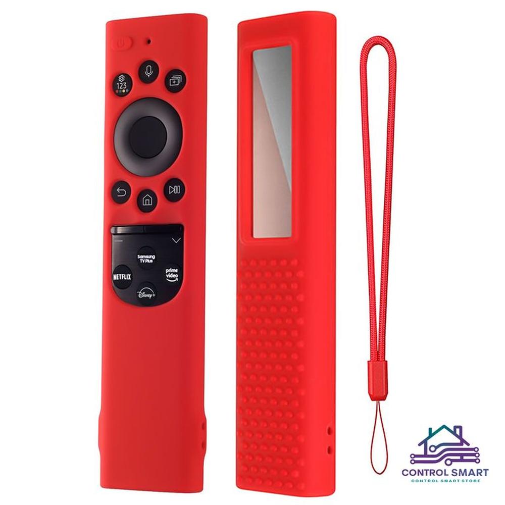 Funda Protector De Control Samsung Qled Solar2021- 2022 – Rojo