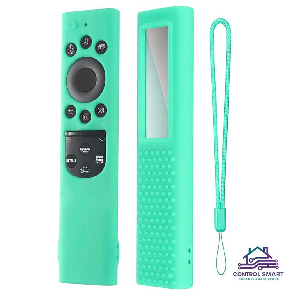 Funda Protector De Control Samsung Qled Solar 2021- 2022 – Verde agua