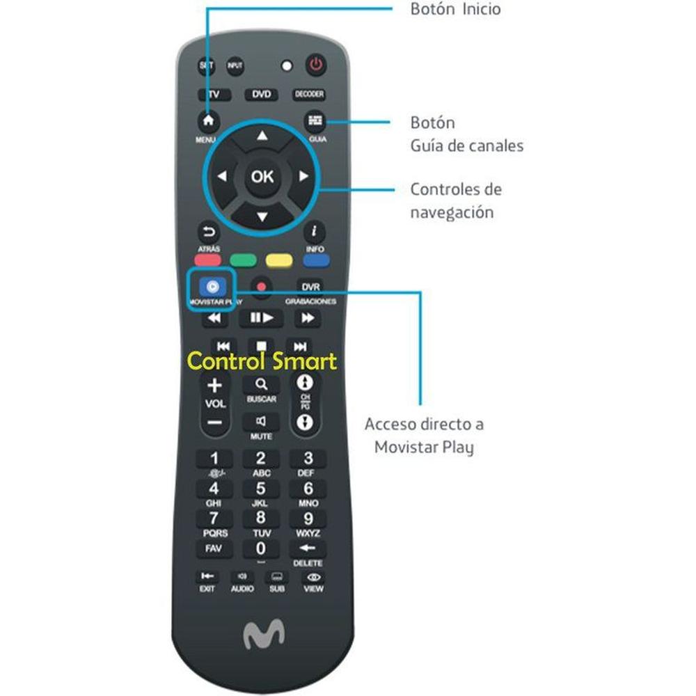 Control Remoto Para Decodificador Movistar